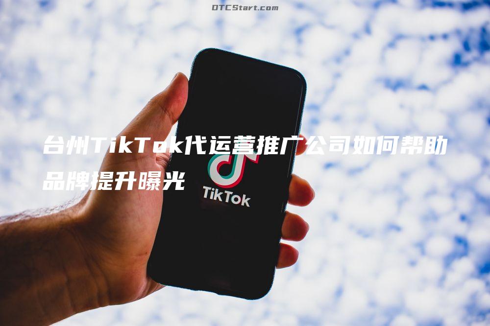 台州TikTok代运营推广公司如何帮助品牌提升曝光